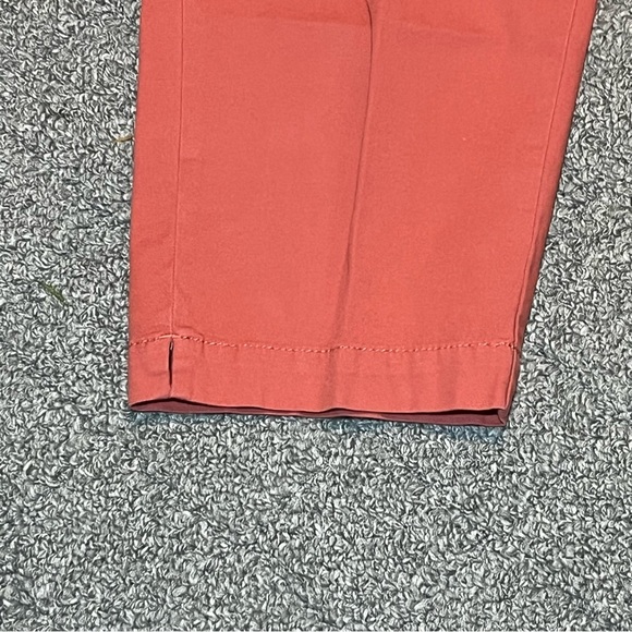 Loft Original Crop Pants Womens Size 10P Salmon Stretch Beach Preppy - Picture 7 of 10